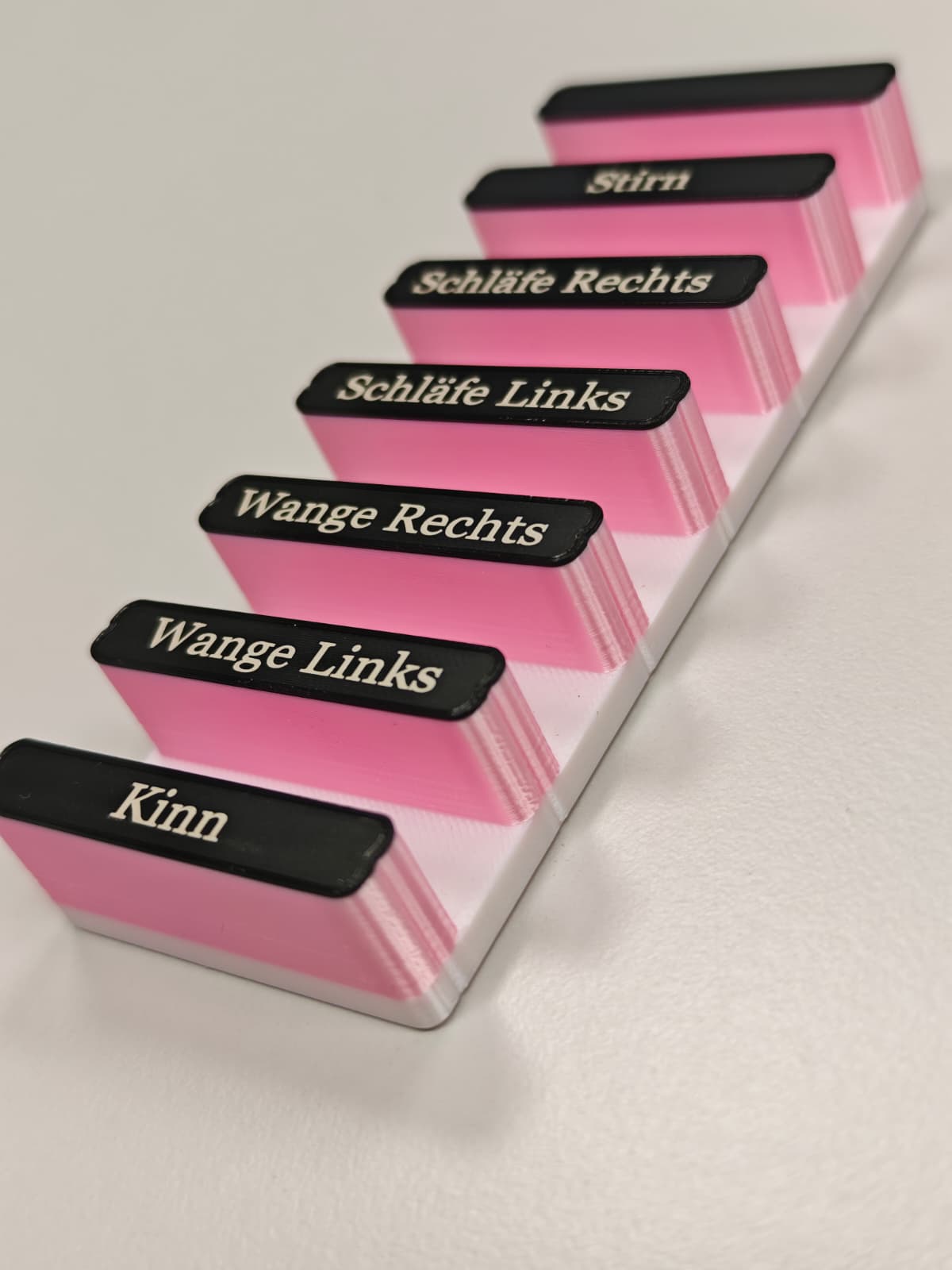 Objektträger-Ständer für Hautanalyse