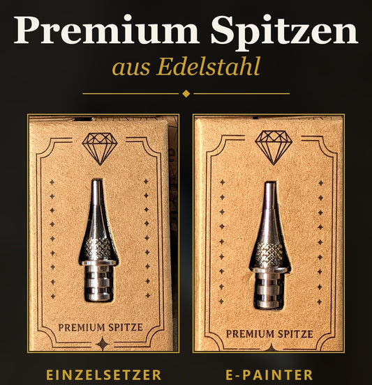 Diamond Painting Premium Spitze aus Edelstahl – Einzelsetzer & E-Painter