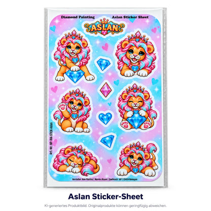 Vorbestellung: Diamond Painting Set Aslan – Snowis Beschützer