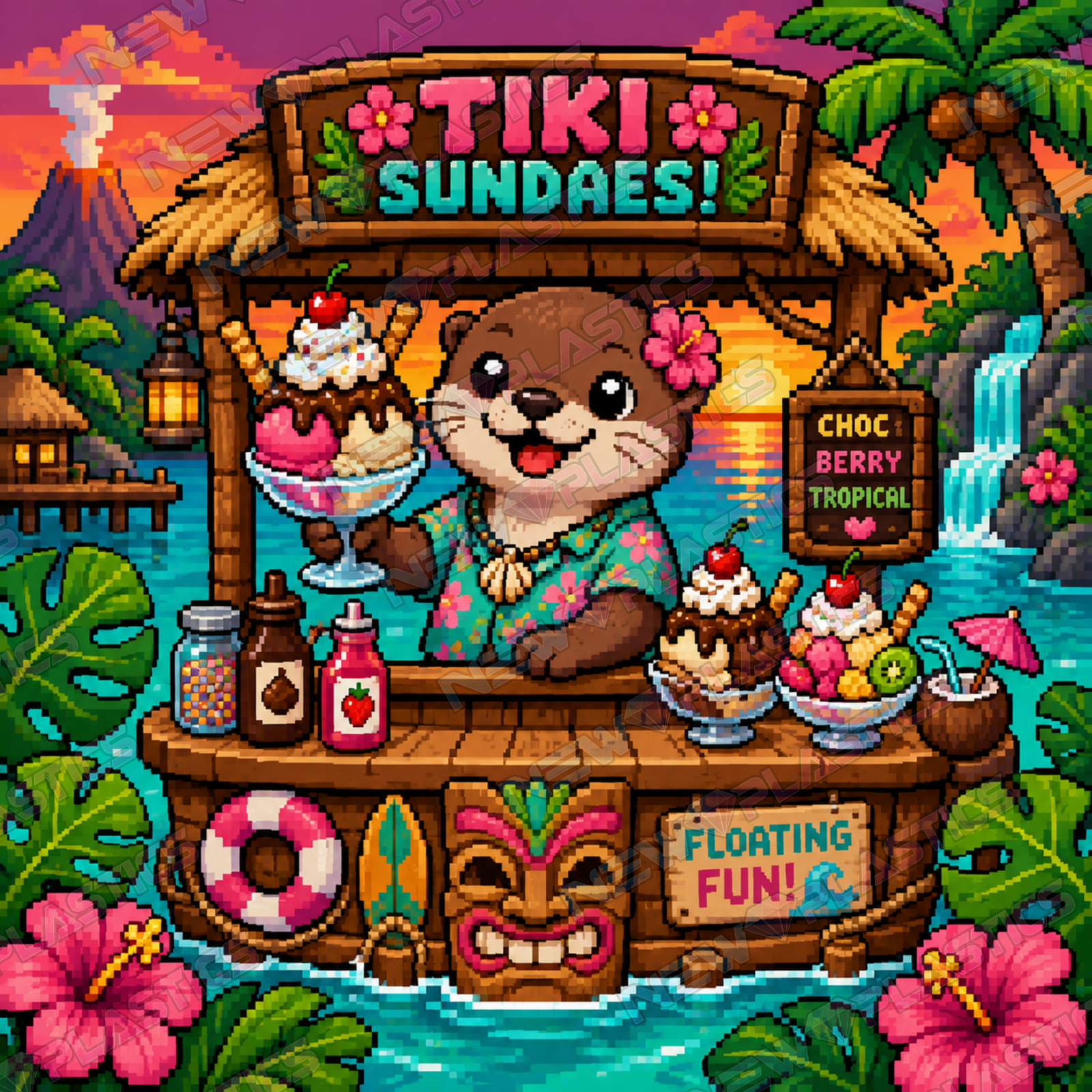 Tiki Bar ca.30x30cm | New Plastics