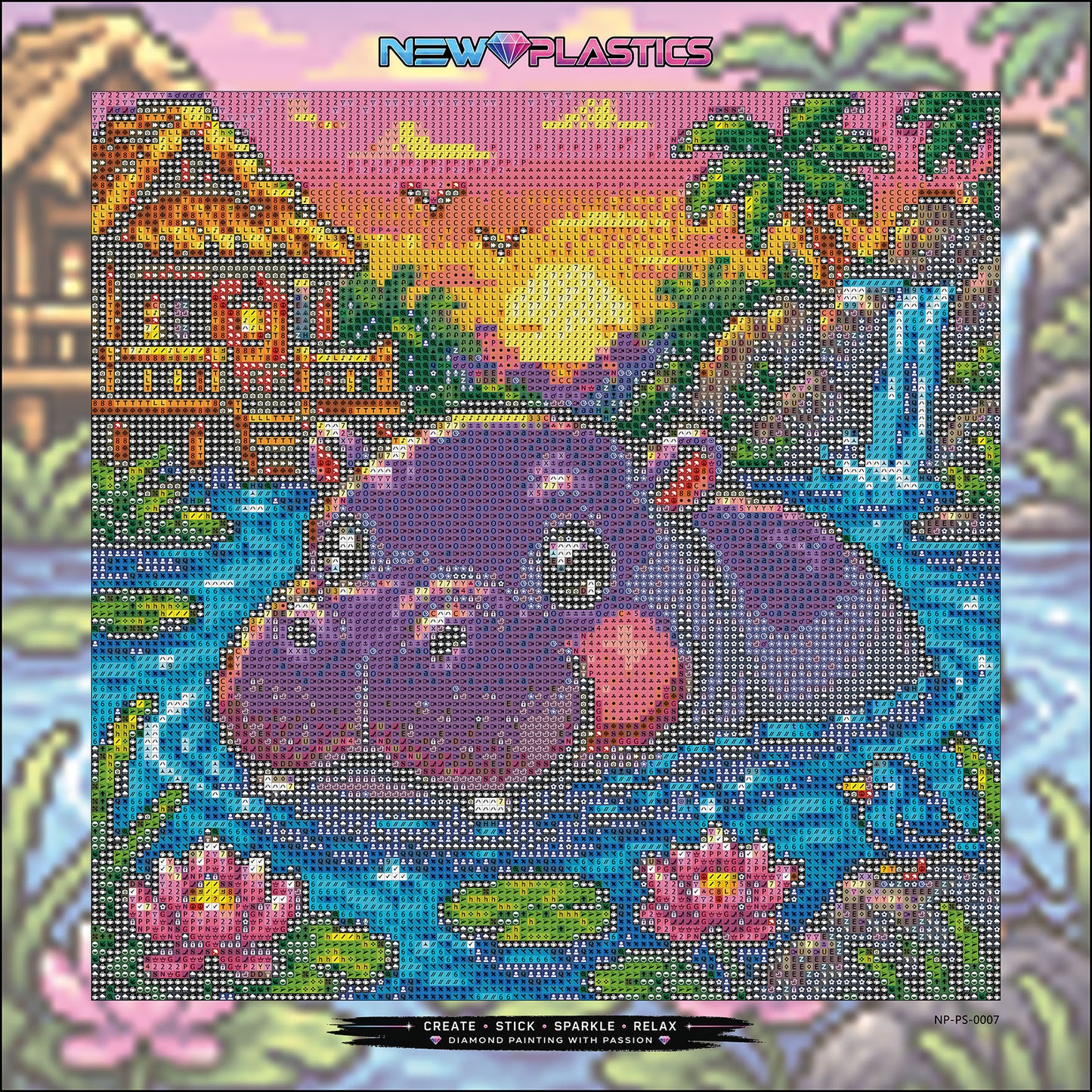 Nielpferd ca.30x30cm | New Plastics