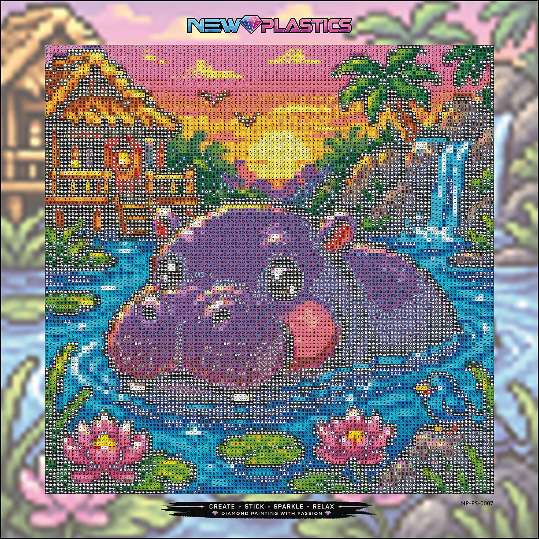Nielpferd ca.30x30cm | New Plastics