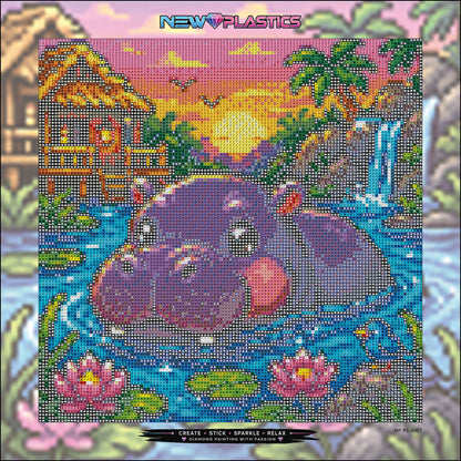 Nielpferd ca.30x30cm | New Plastics