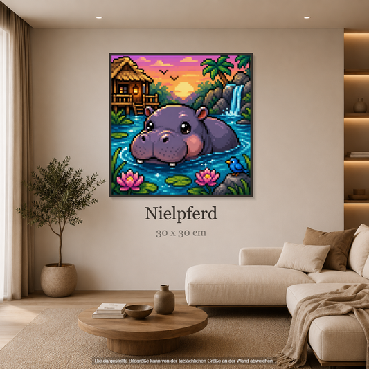 Nielpferd ca.30x30cm | New Plastics