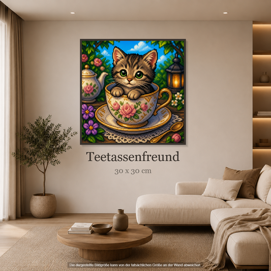 Teetassenfreund ca.30x30cm | New Plastics