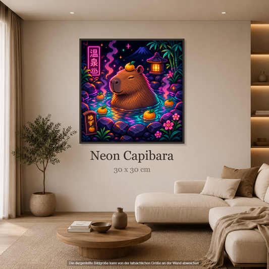 Neon Capibara ca.30x30cm | New Plastics