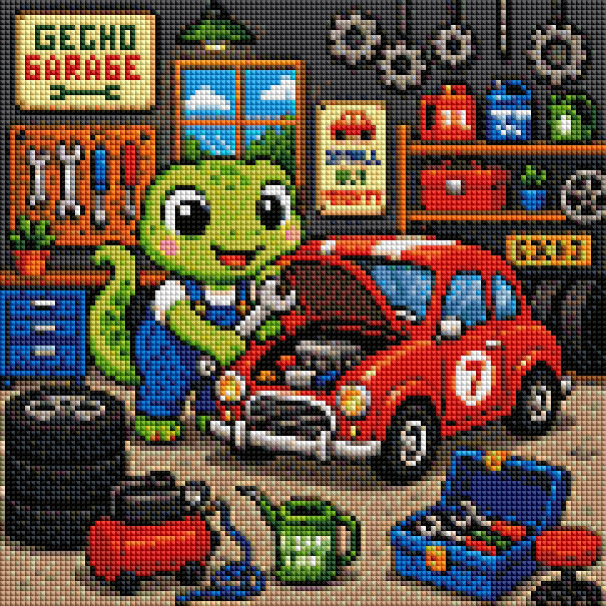 Gecko's Garage ca.30x30cm | New Plastics