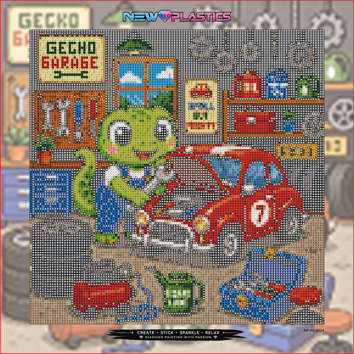 Gecko's Garage ca.30x30cm | New Plastics