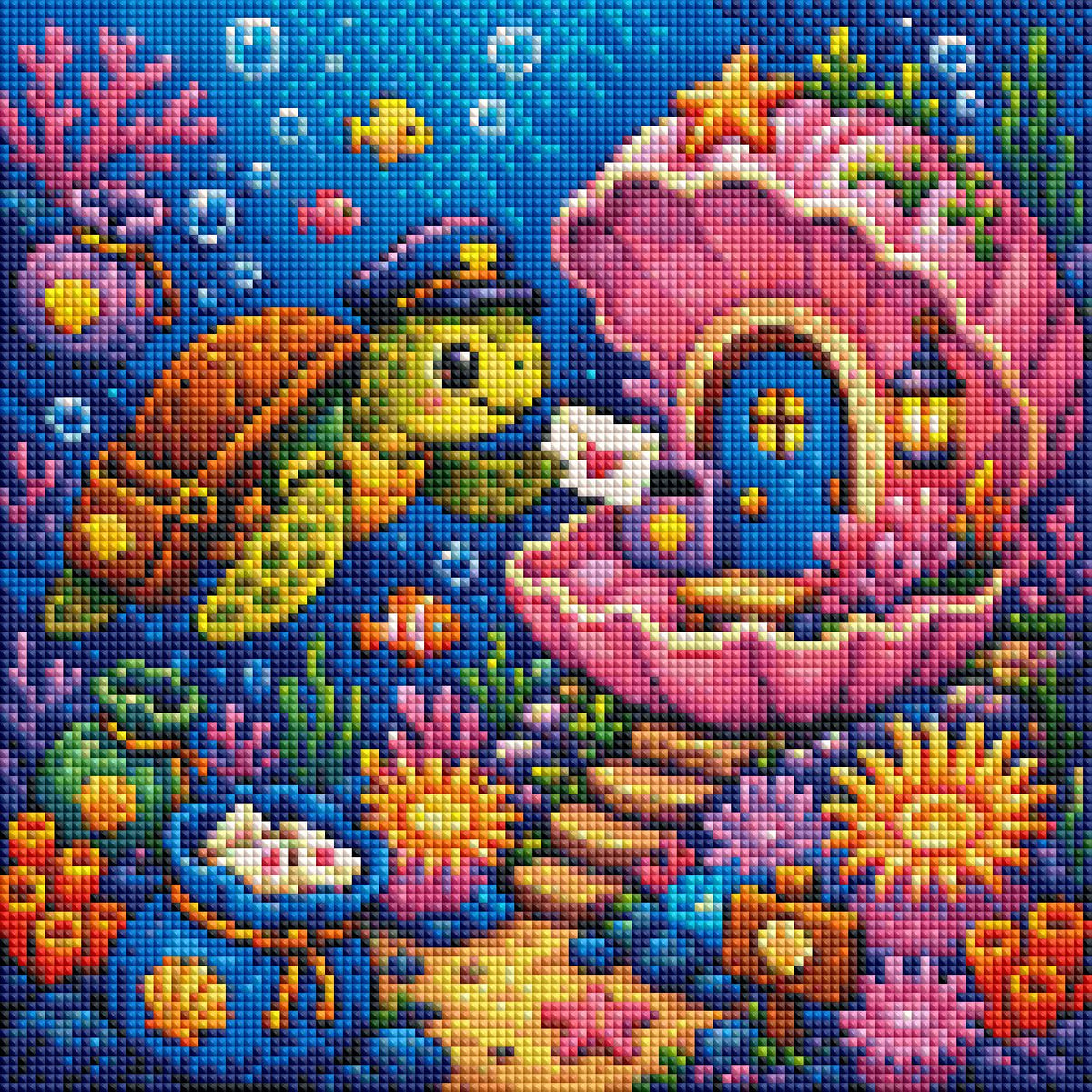 Post aus der Tiefsee ca.30x30cm | New Plastics