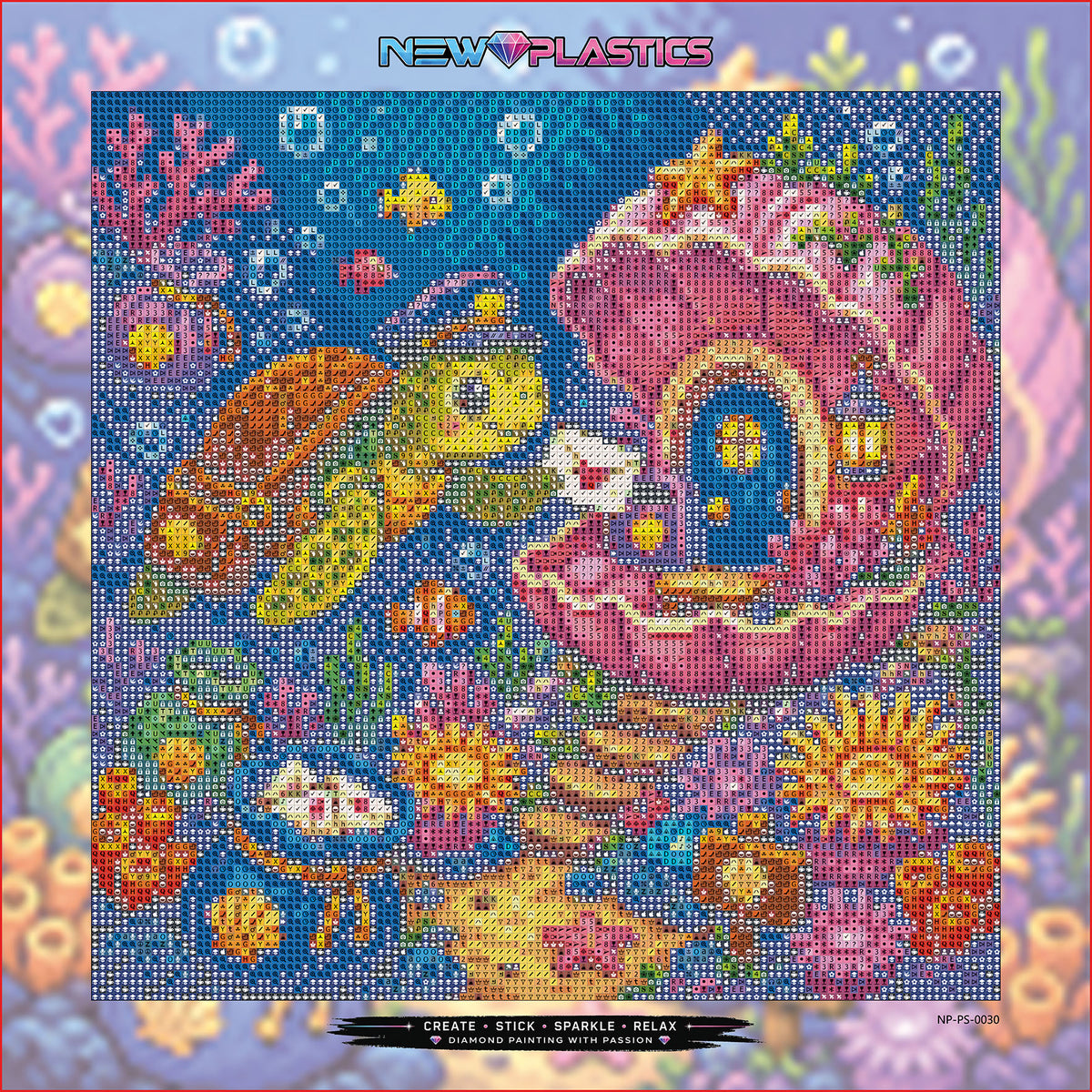 Post aus der Tiefsee ca.30x30cm | New Plastics