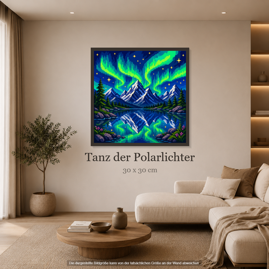 Tanz der Polarlichter ca.30x30cm | New Plastics