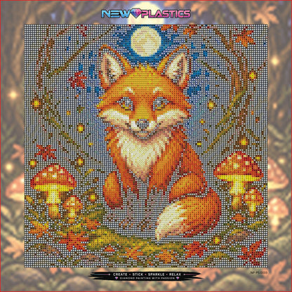 Fuchs im Mondschein ca.30x30cm | New Plastics