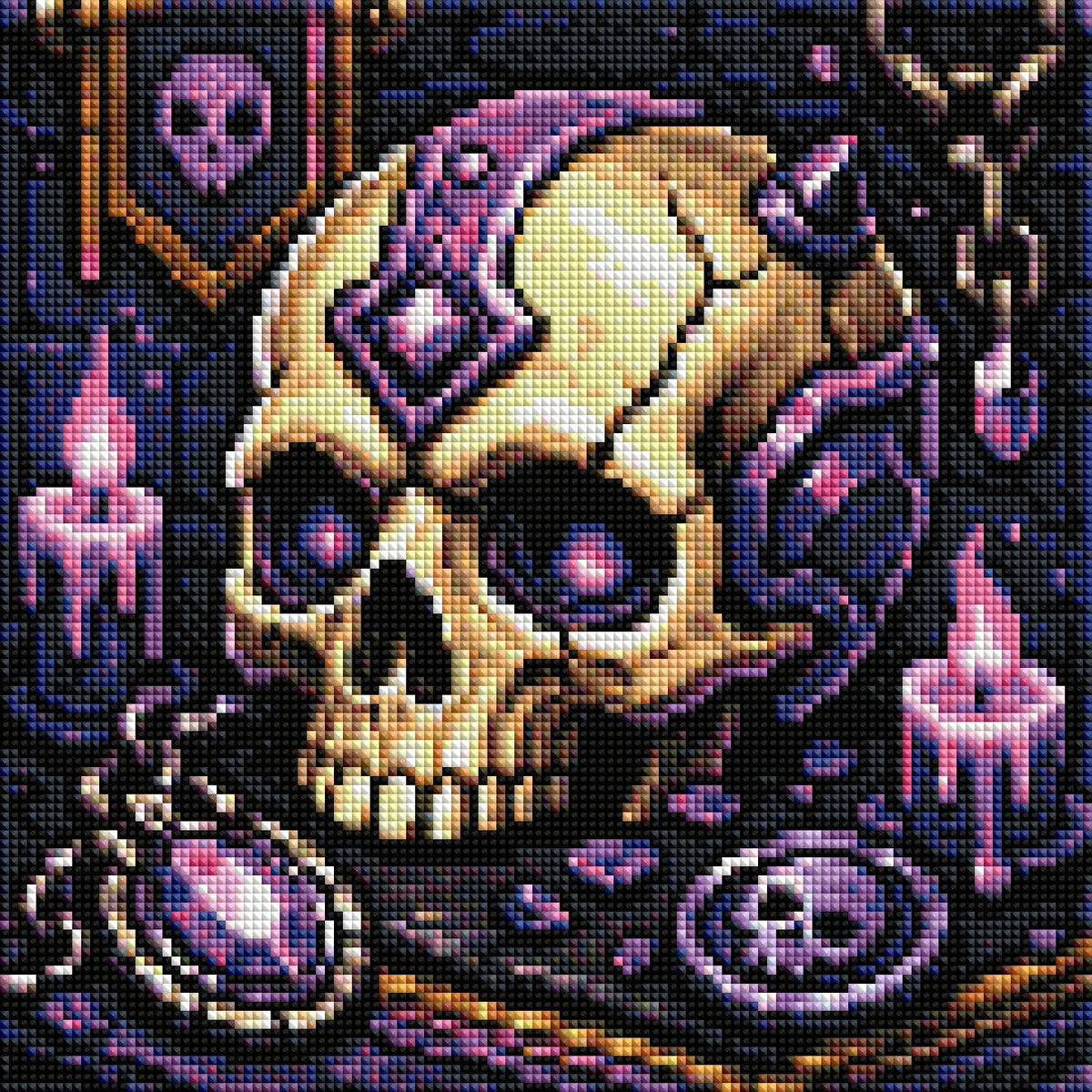 Der Amethyst-Schädel ca.30x30cm | New Plastics