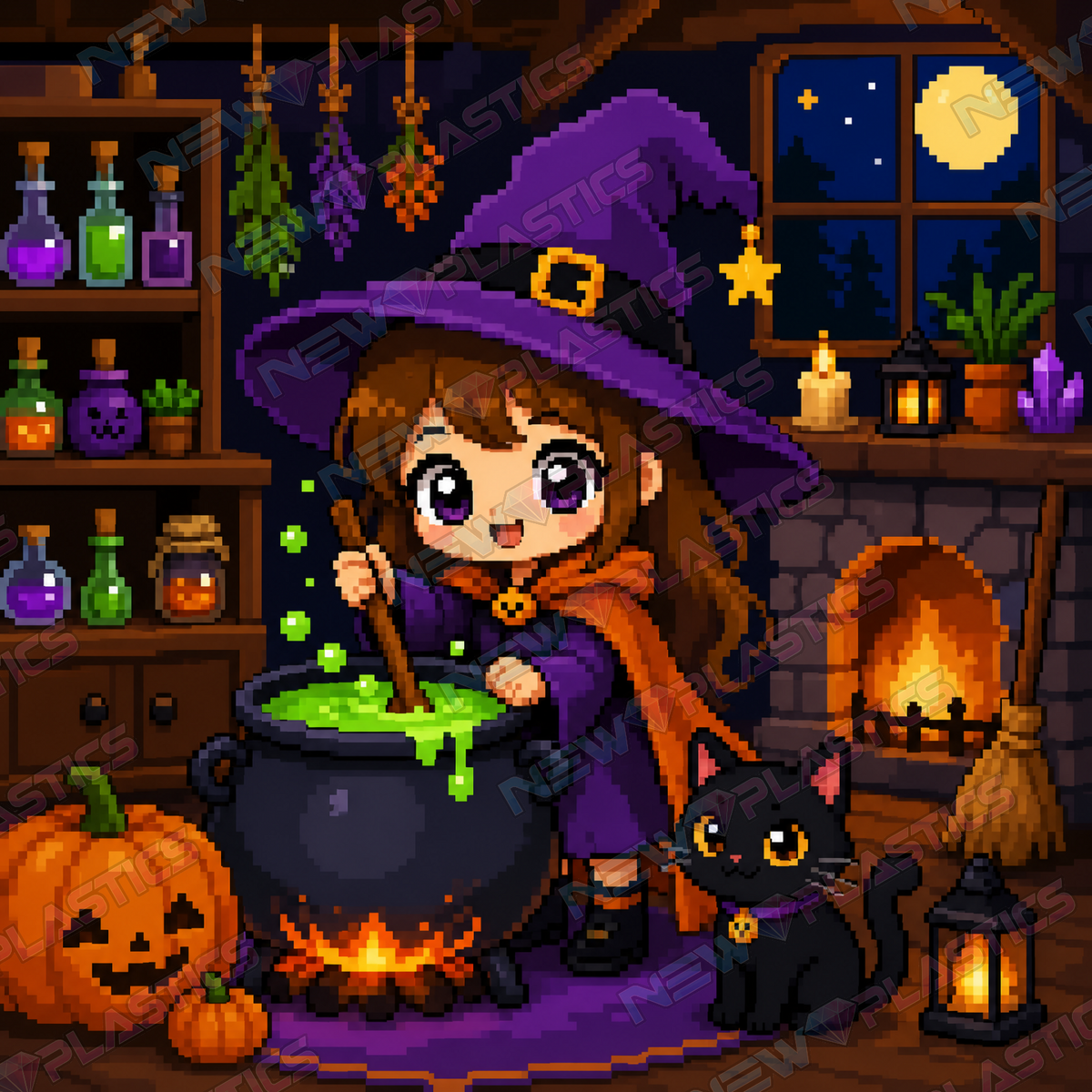 Hexe ca.30x30cm | New Plastics