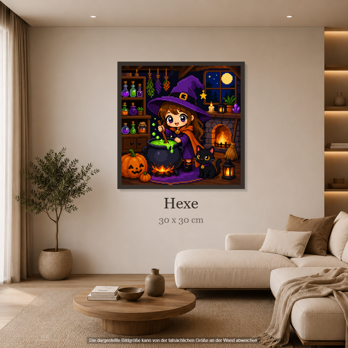 Hexe ca.30x30cm | New Plastics