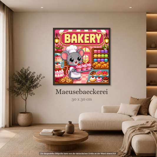 Mäusebäckerei ca.30x30cm | New Plastics