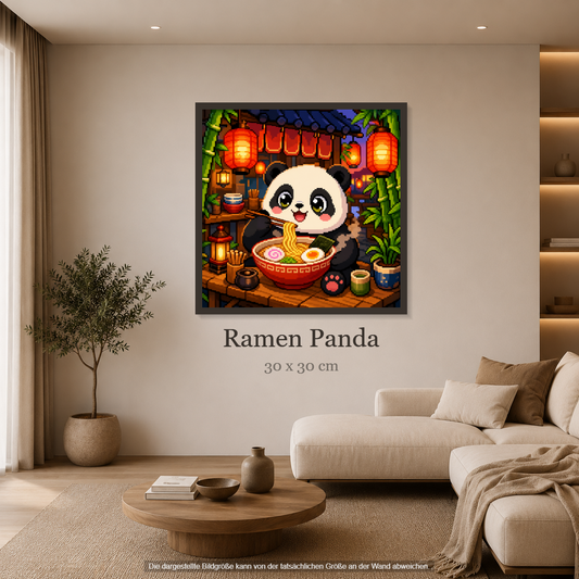Ramen Panda ca.30x30cm | New Plastics