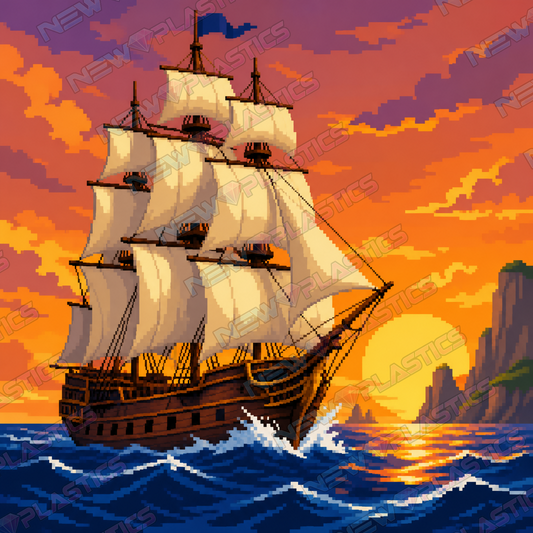 Segelschiff ca.30x30cm | New Plastics