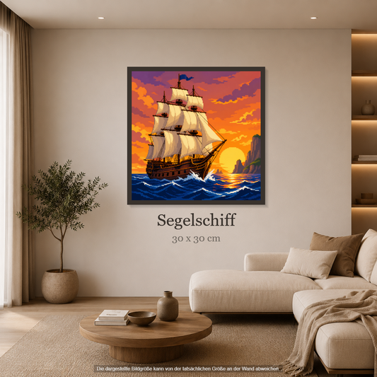 Segelschiff ca.30x30cm | New Plastics