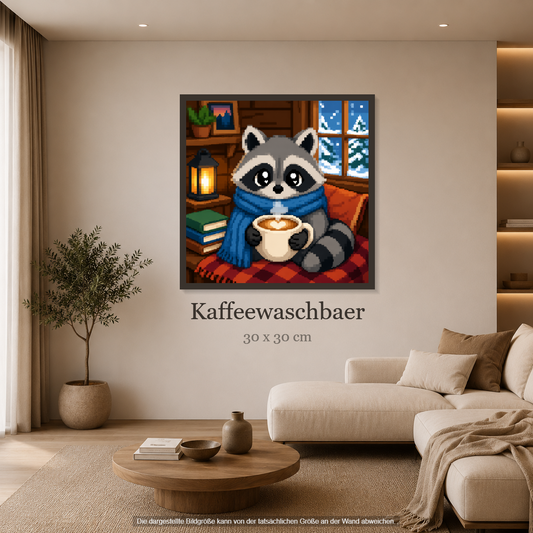 Kaffeewaschbär ca.30x30cm | New Plastics