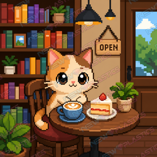 Buchcafé ca.30x30cm | New Plastics