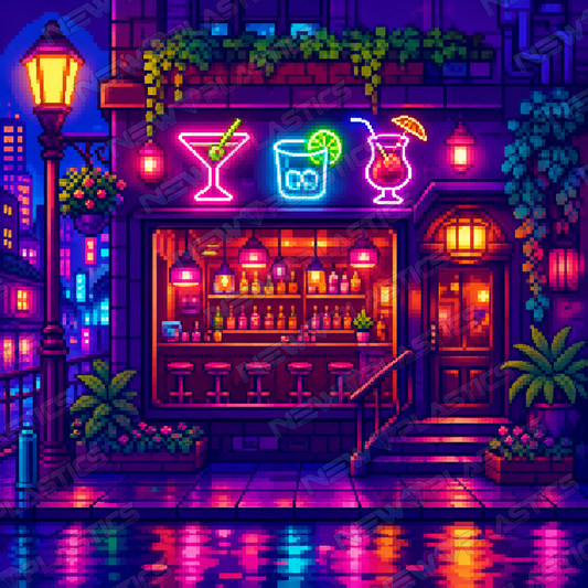 Neon Bar ca.30x30cm | New Plastics