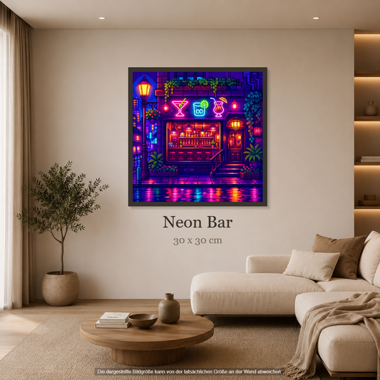 Neon Bar ca.30x30cm | New Plastics