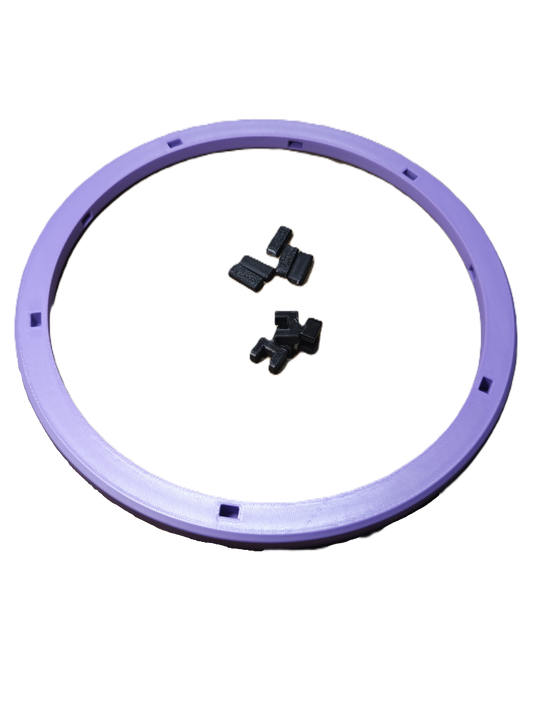 Steinchen Tanne - Rund Adapterring für Drehteller