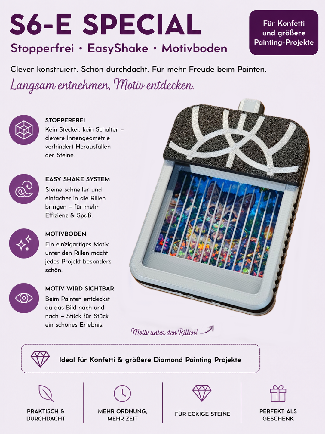 Diamond Painting Schiffchen S6-E-NANO Special